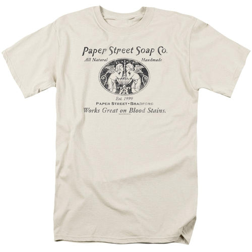 Fight Club Paper Street Mens T Shirt Cream