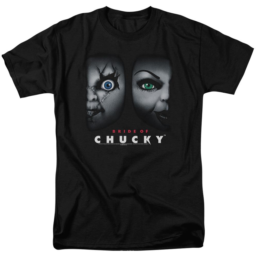 Bride Of Chucky Happy Couple Mens T Shirt Black