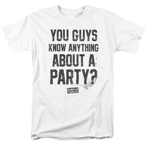 Dazed and Confused Party Time Mens T Shirt White