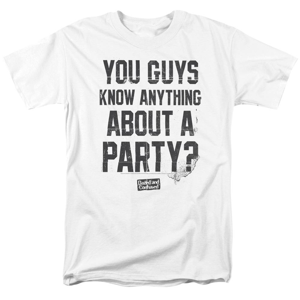 Dazed and Confused Party Time Mens T Shirt White