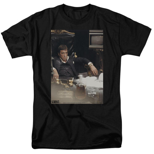 Scarface Sit Back Mens T Shirt Black