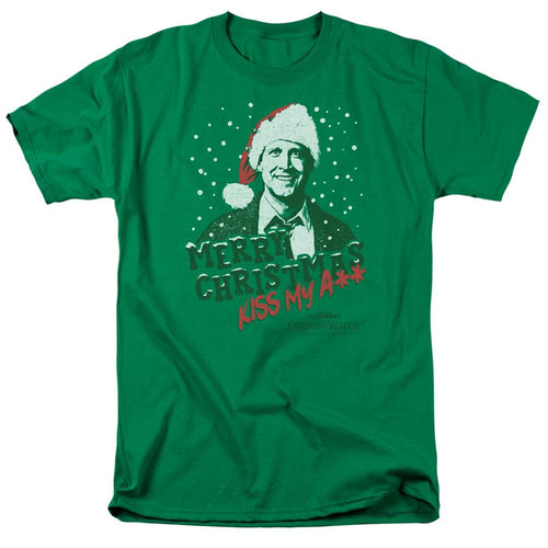 Christmas Vacation Merry Christmas Mens T Shirt Kelly Green