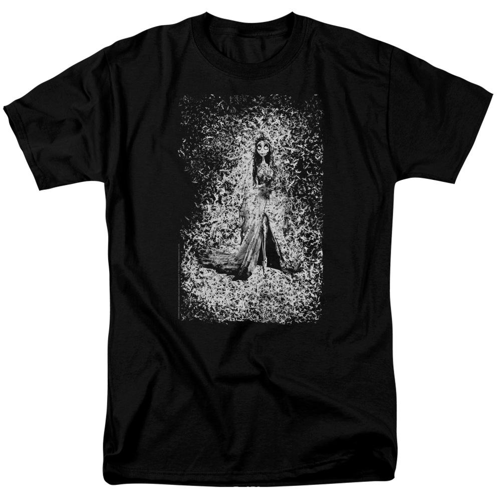 Corpse Bride Bird Dissolve Mens T Shirt Black