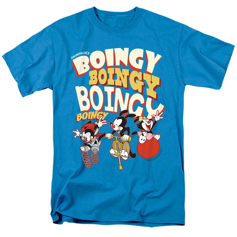 Animaniacs Boingy Mens T Shirt Turquoise
