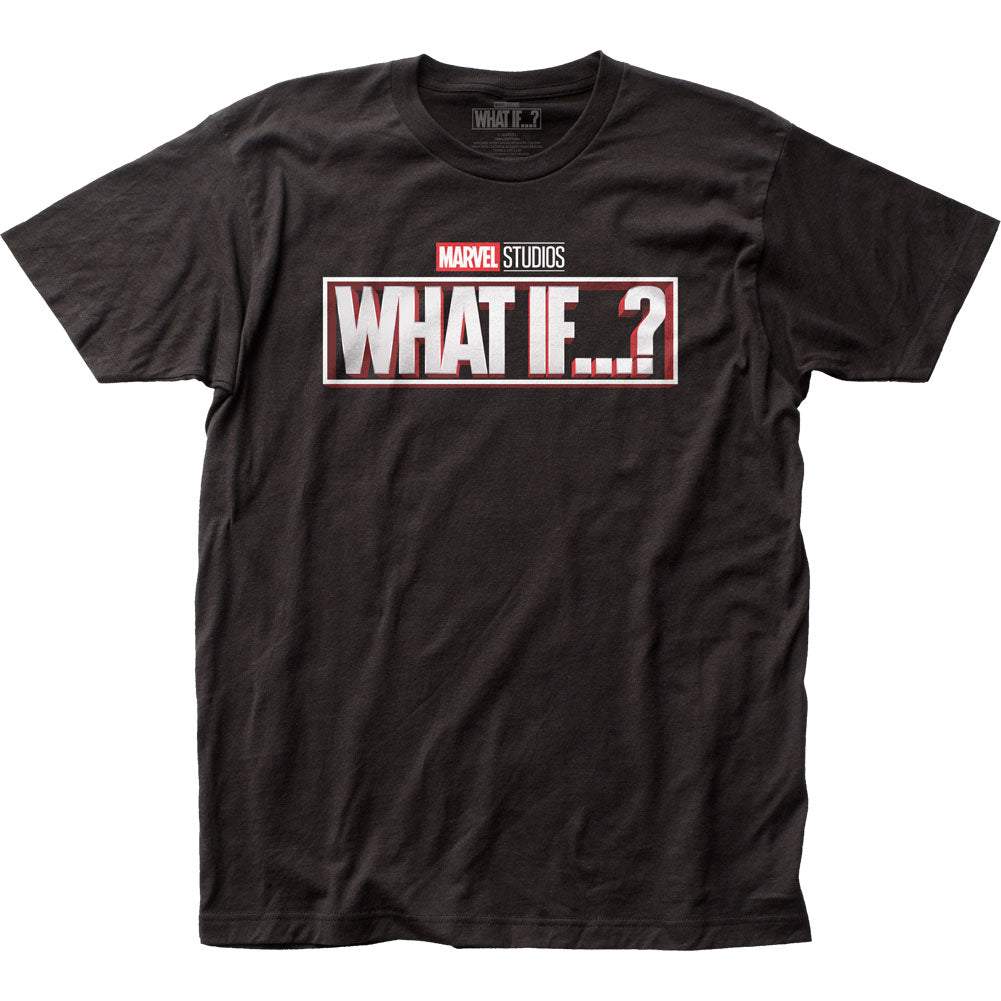 What If…? What If Logo Mens T Shirt Black