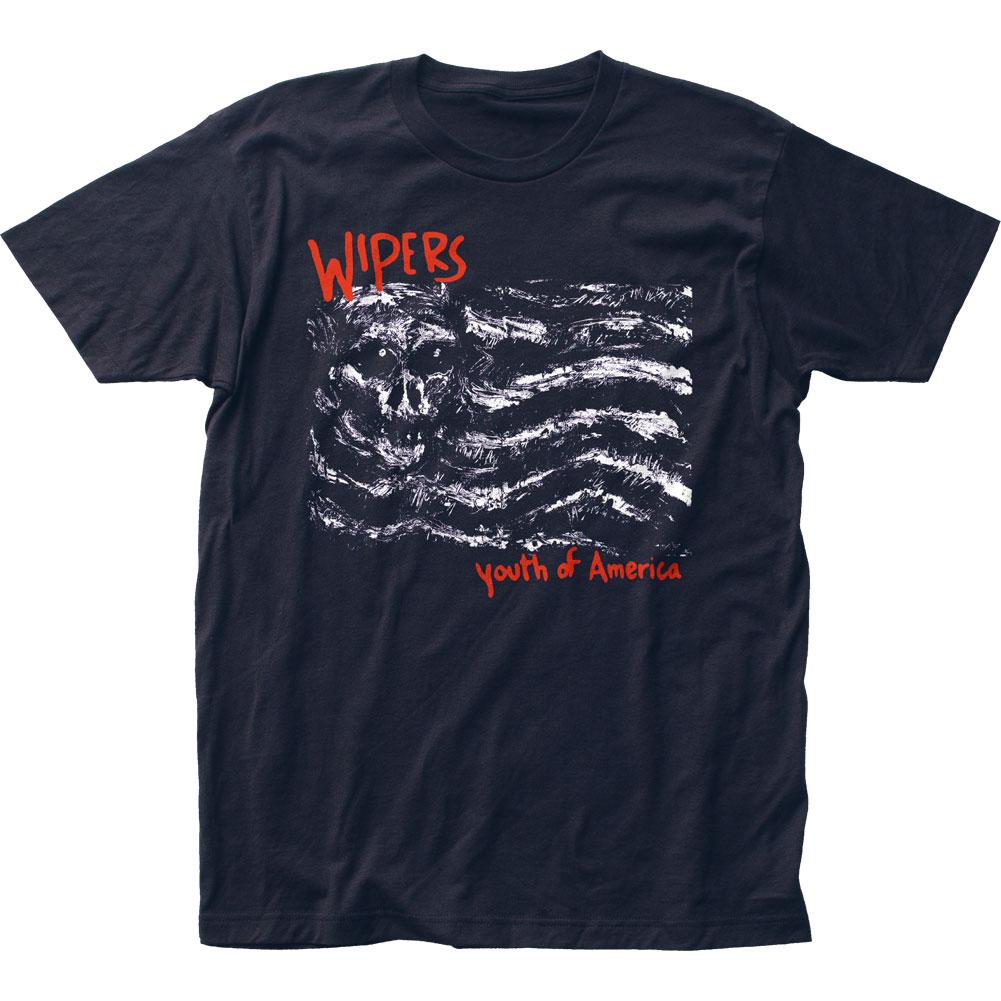 Wipers Youth of America Mens T Shirt Navy