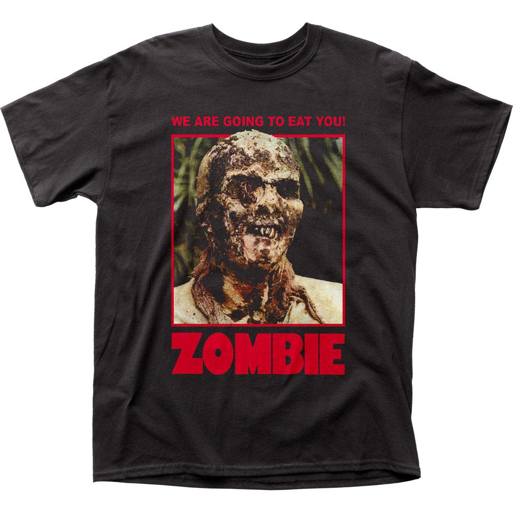 Zombie We Are Going To Eat You! Mens T Shirt Black
