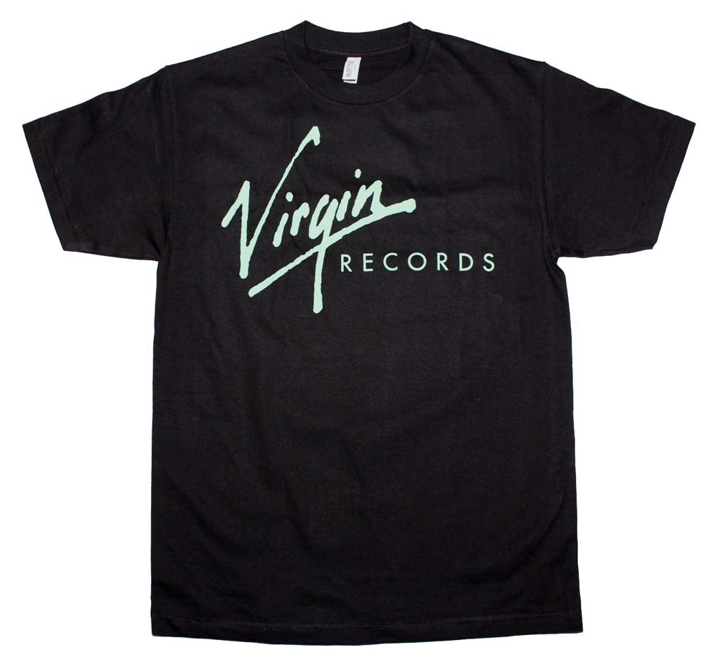 Virgin Records Green Logo Exclusive Mens T Shirt