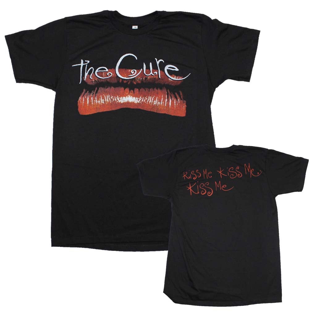 The Cure Kiss Me Lips Mens T Shirt