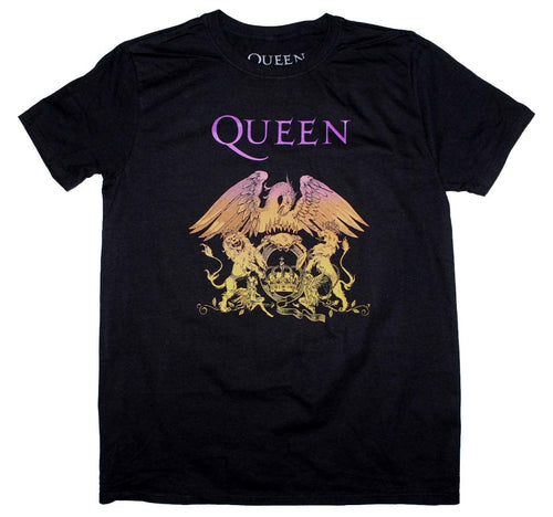 Queen Crest Gradient Mens T Shirt