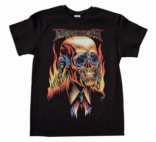 Megadeth Vic Rattlehead Mens T Shirt