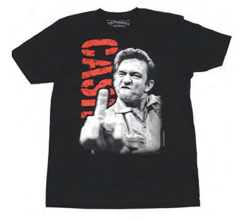 Johnny Cash The Finger Mens T Shirt