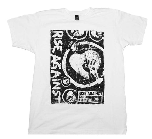 Rise Against Collage Mens T Shirt