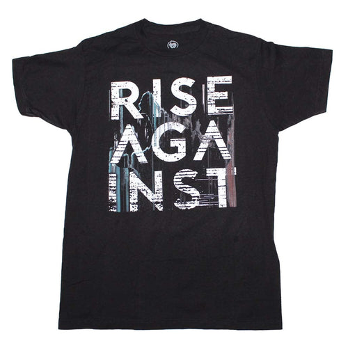 Rise Against Wolves Stacked Mens T Shirt