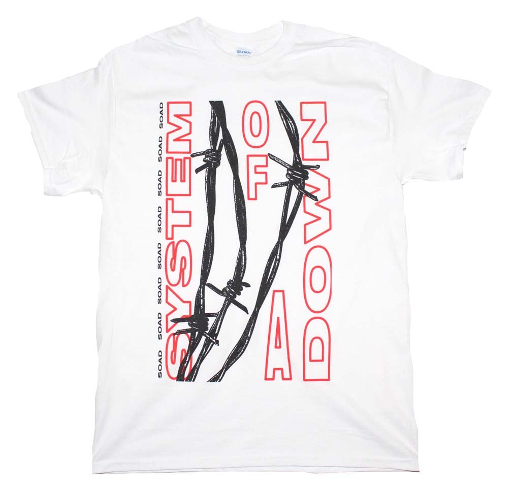 System of A Down Barbed Wire Mens T Shirt