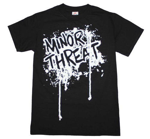 Minor Threat Drip Logo Mens T Shirt