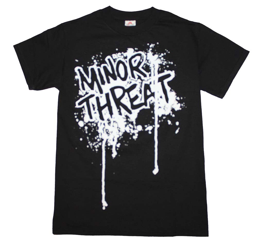 Minor Threat Drip Logo Mens T Shirt